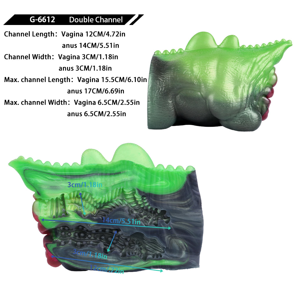 Wyvern Buttocks Torso Animal Masturbator - Fantasy Pocket Pussy Realistic Vagina Sex Toy