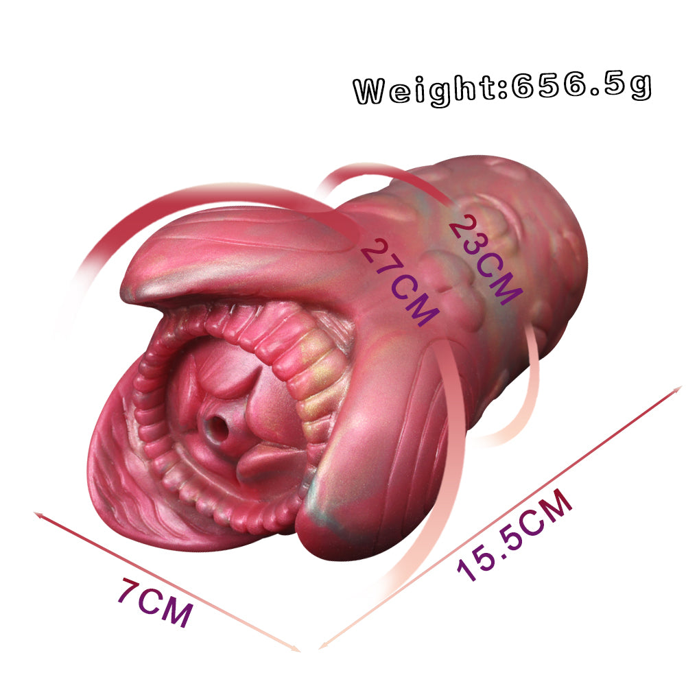 Domlust Rock Alien Beast Pocket Pussy — Fantasy-Vagina-Silikon-Masturbator für Männer