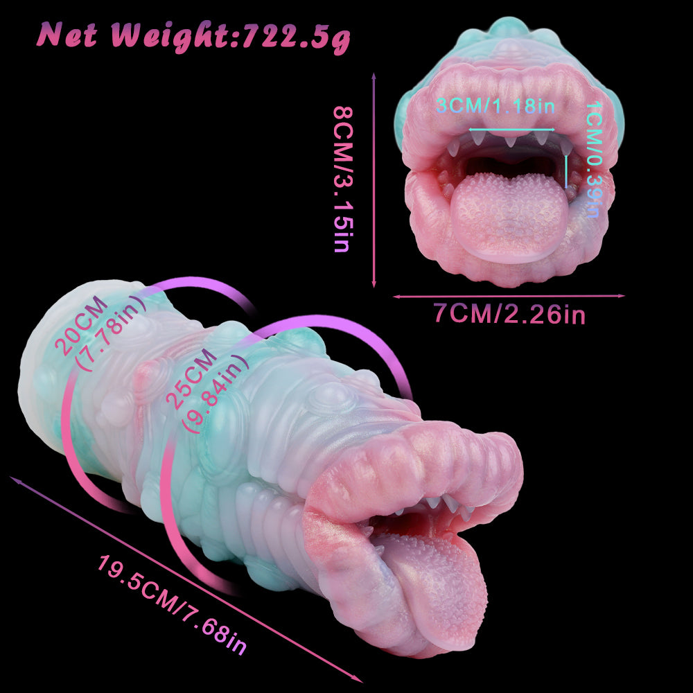 Monster Oral Sex Pocket Pussy - Fantasy Big Mouth Penis Massager Männlicher Masturbator