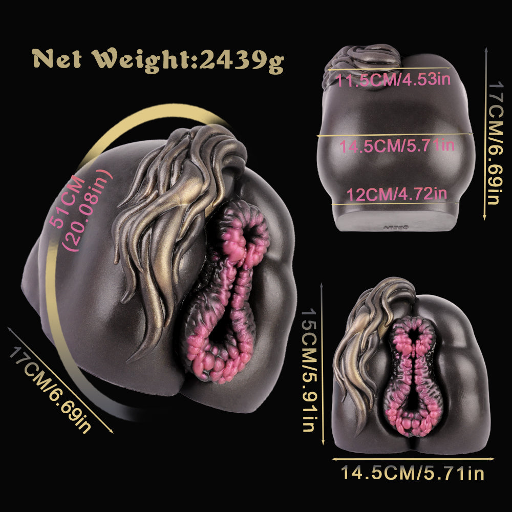 Horse Pussy Torso Buttocks Male Masturbator - Fantasy Realistic Animal Pussies Sex Toys