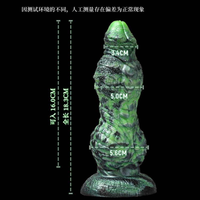 Einführbarer Fantasy-Faustdildo aus Silikon – Sexspielzeug für Frauen mit gezielt anschwellender Anal- und Vaginalfunktion