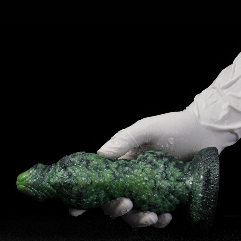 Einführbarer Fantasy-Faustdildo aus Silikon – Sexspielzeug für Frauen mit gezielt anschwellender Anal- und Vaginalfunktion