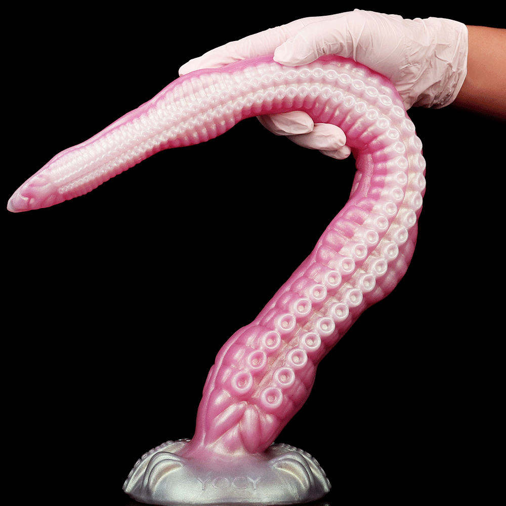 Gode réaliste à tentacules - Jouets sexuels à ventouse texturés en forme de pieuvre souple de qualité supérieure