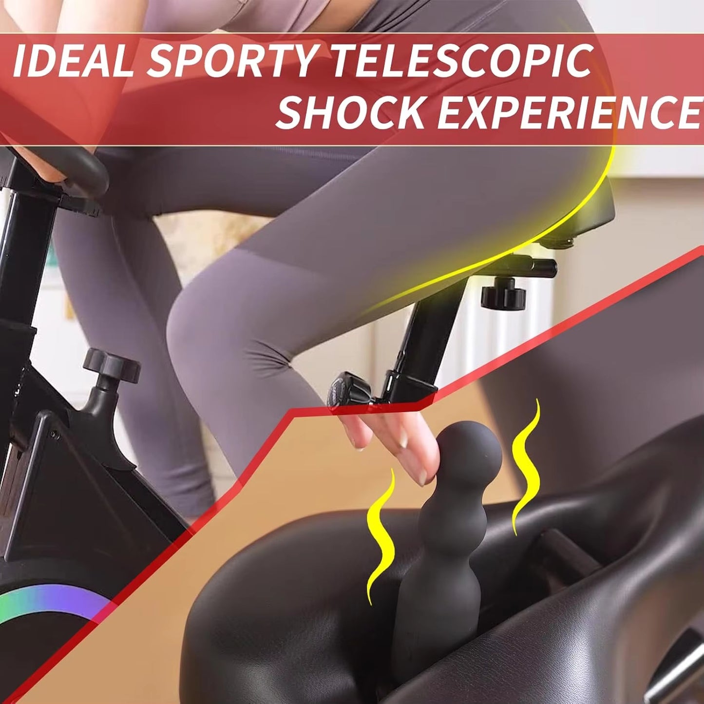 Machine sexuelle à gode et vélo – Vibromasseur à selle télécommandé pour un plaisir intense