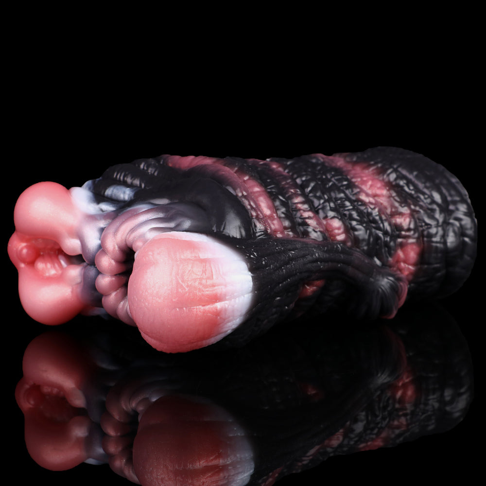 Masturbateur masculin avec chattes d'éléphants - Fantasme de poche, chatte, pénis, fellation, lait