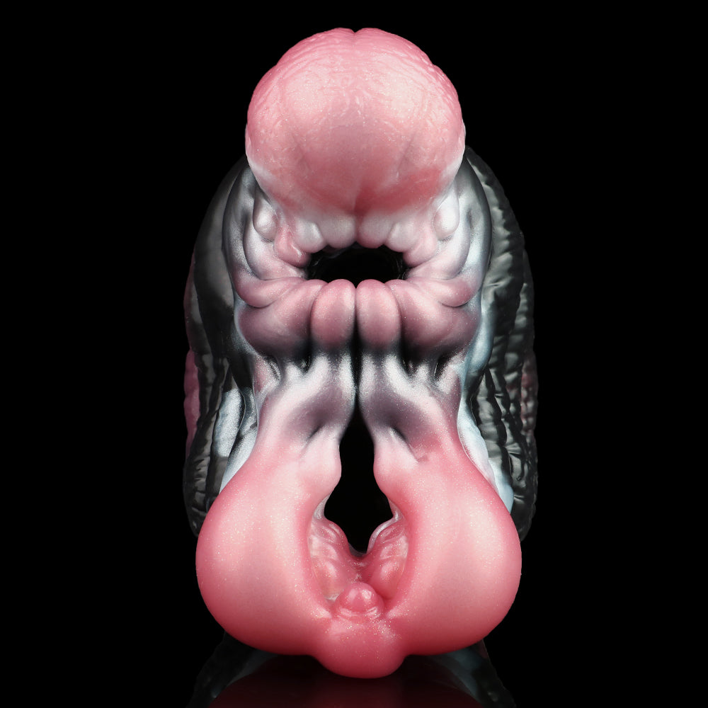 Masturbateur masculin avec chattes d'éléphants - Fantasme de poche, chatte, pénis, fellation, lait