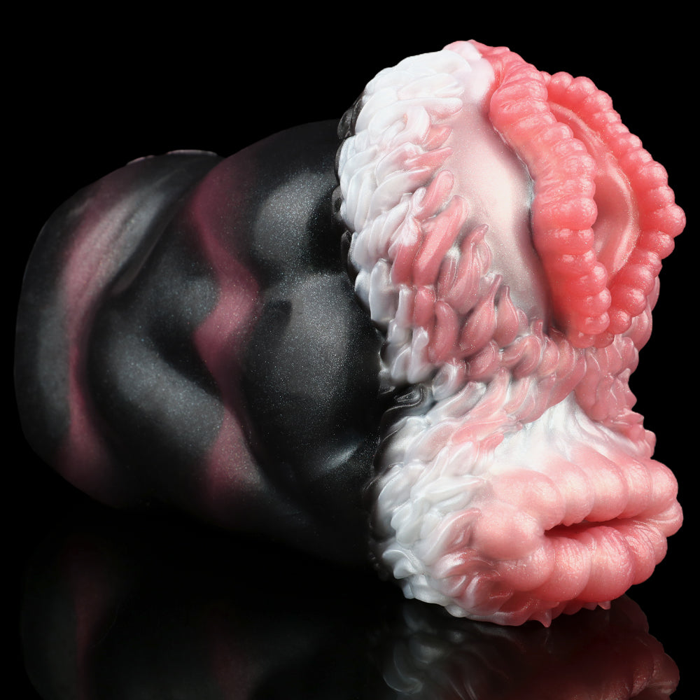 Kangaroo Pussies Sex Toys for Men Blowjob - Dual Channel Fantasy Pocket Pussy Handy Masturbator