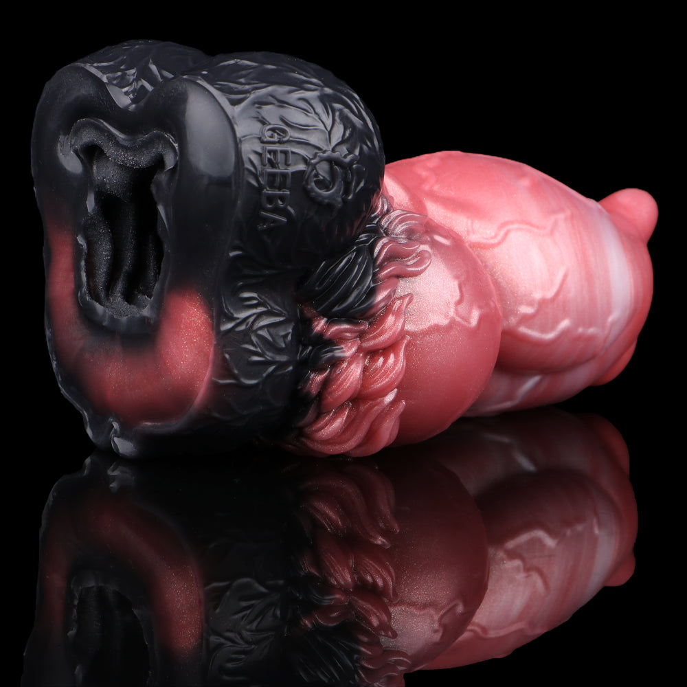 Dogdildo Pocket Pussy Masturbation Sleeve - Big Knotted Pegging Sexual Masturbation
