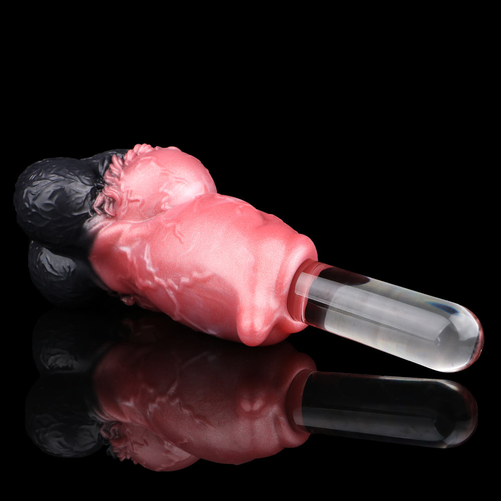 Dogdildo Pocket Pussy Masturbation Sleeve - Big Knotted Pegging Sexual Masturbation