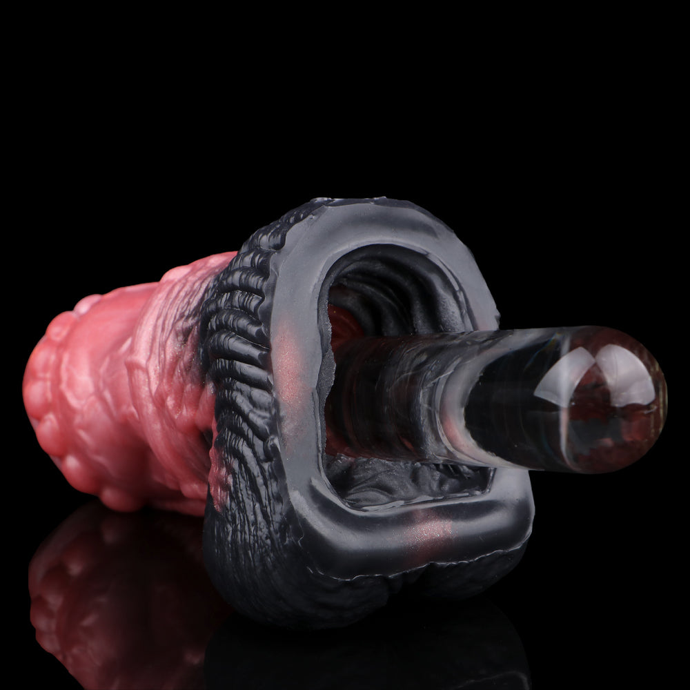 Horsedildo Masturbation Sleeve Pocket Pussy - 2-in-1 Fantasy Penissleeve Pegging Sexuality