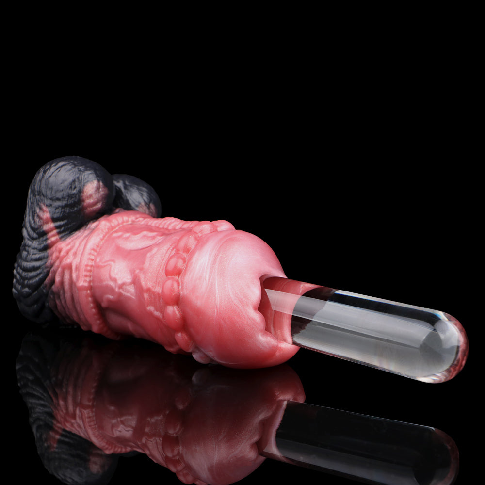 Horsedildo Masturbation Sleeve Pocket Pussy - 2-in-1 Fantasy Penissleeve Pegging Sexuality