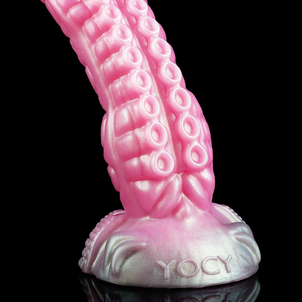 Gode réaliste à tentacules - Jouets sexuels à ventouse texturés en forme de pieuvre souple de qualité supérieure