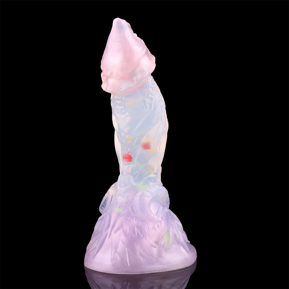 Gode transparent Monsterdildo Butt Plug - Fantasy Dragon Penis Ventouse Masturbateur pour femme