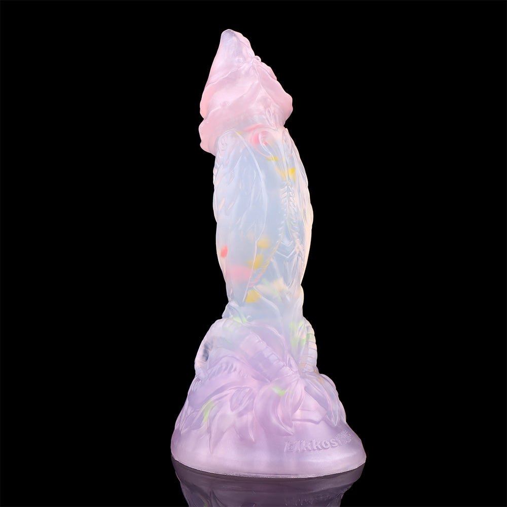 Gode transparent Monsterdildo Butt Plug - Fantasy Dragon Penis Ventouse Masturbateur pour femme