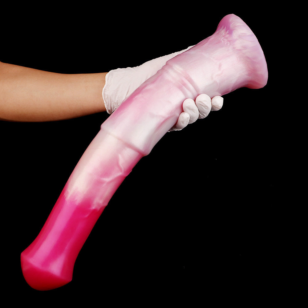 Pferdedildo, Analplug, Analplug – Fantasy Squirting Monsterdildo, Pink, Masturbations-Sexspielzeug für Frauen