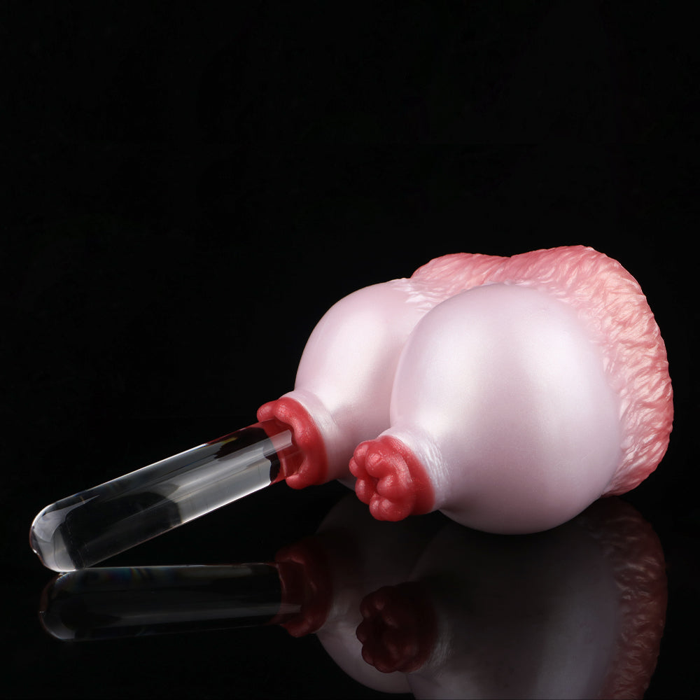 Poupée sexuelle fantaisie au lait de chèvre – Masturbateur double action pour pénis en poitrine de mouton Ma Sex Toy
