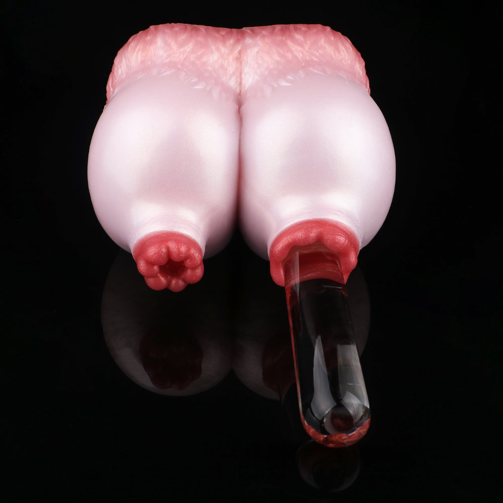Poupée sexuelle fantaisie au lait de chèvre – Masturbateur double action pour pénis en poitrine de mouton Ma Sex Toy