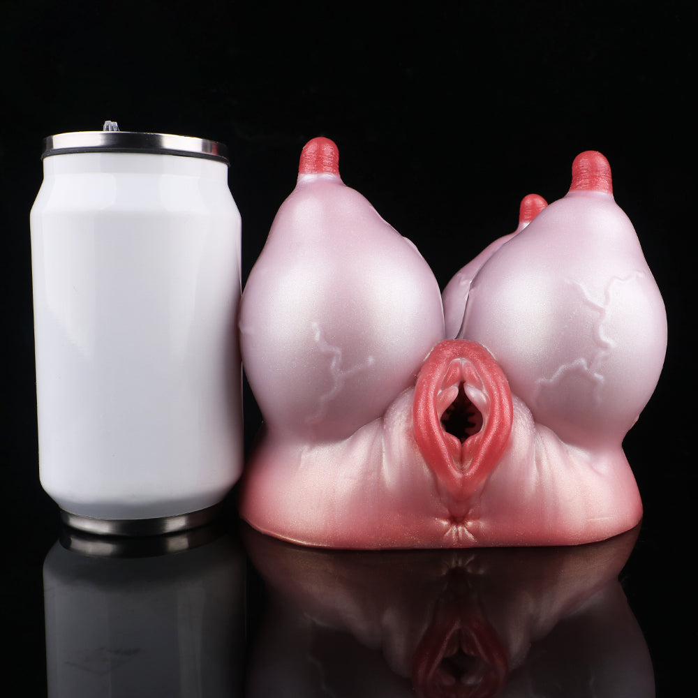 Cow Pussy Torso Fantasy Masturbator - Realistic Animal 4 Teasing Nipples Riding Masturbation