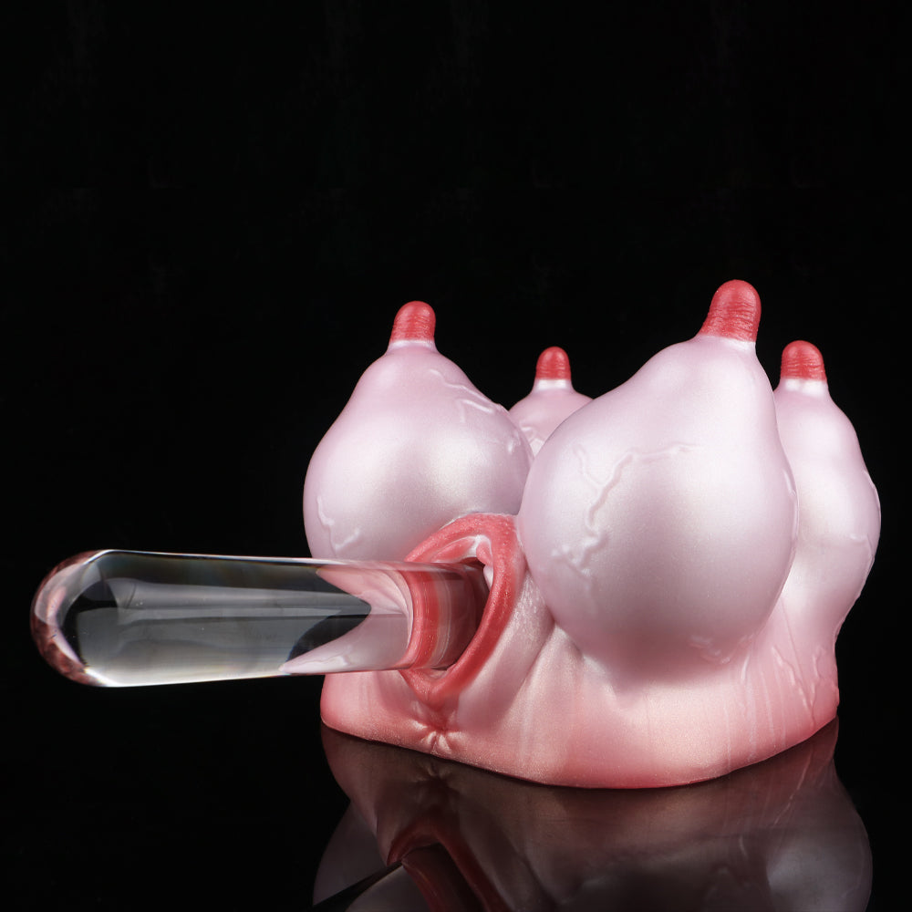Cow Pussy Torso Fantasy Masturbator - Realistic Animal 4 Teasing Nipples Riding Masturbation
