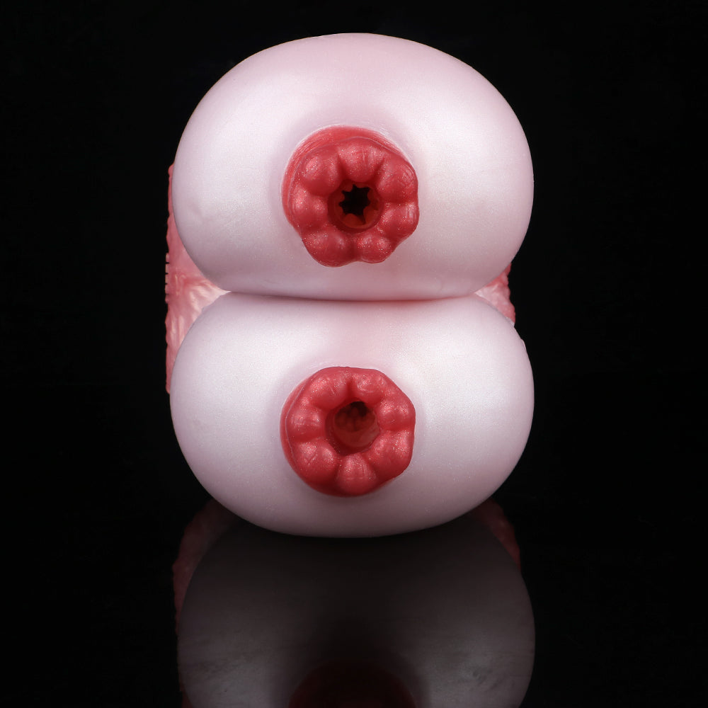Poupée sexuelle fantaisie au lait de chèvre – Masturbateur double action pour pénis en poitrine de mouton Ma Sex Toy