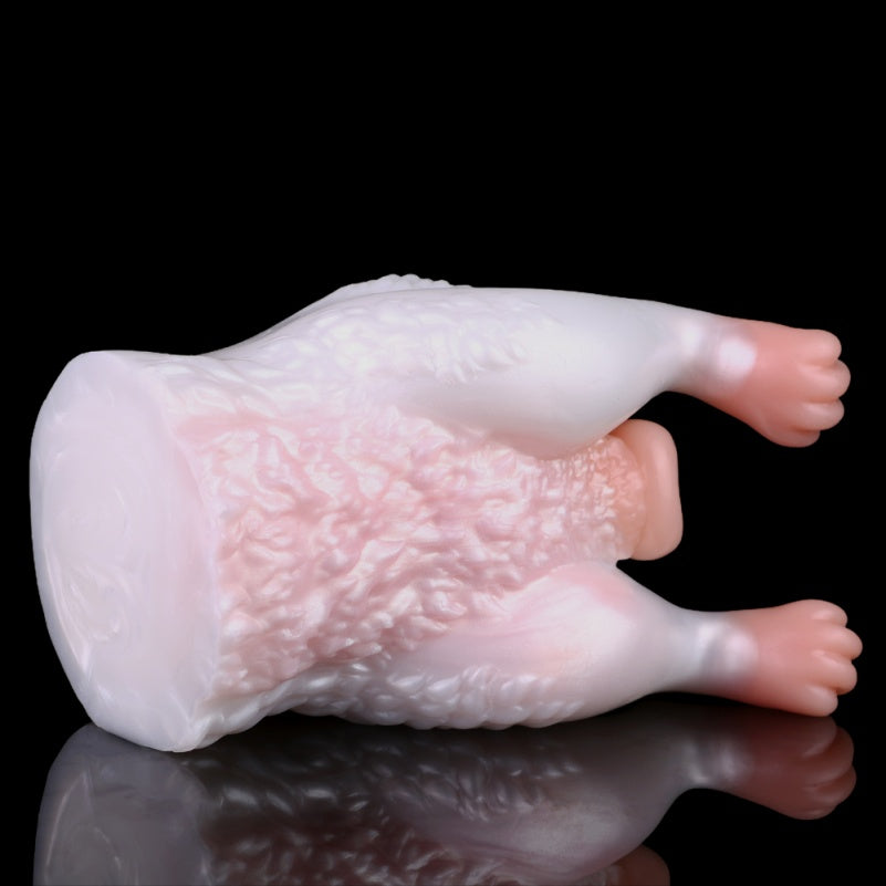 Pink Bunny Fantasy Animal Pocket Pussy - Insertable Penis Massaging Blowjob Silicone Sex Dolls