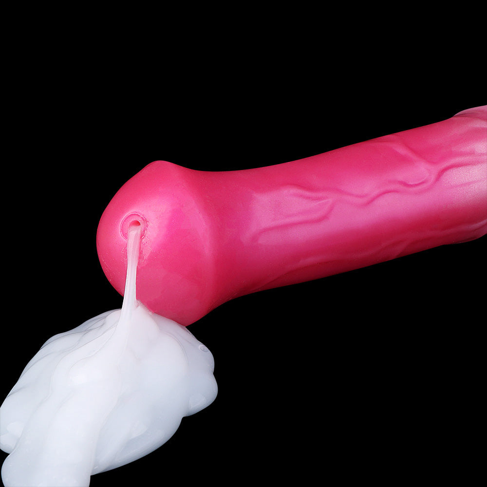 Pferdedildo, Analplug, Analplug – Fantasy Squirting Monsterdildo, Pink, Masturbations-Sexspielzeug für Frauen