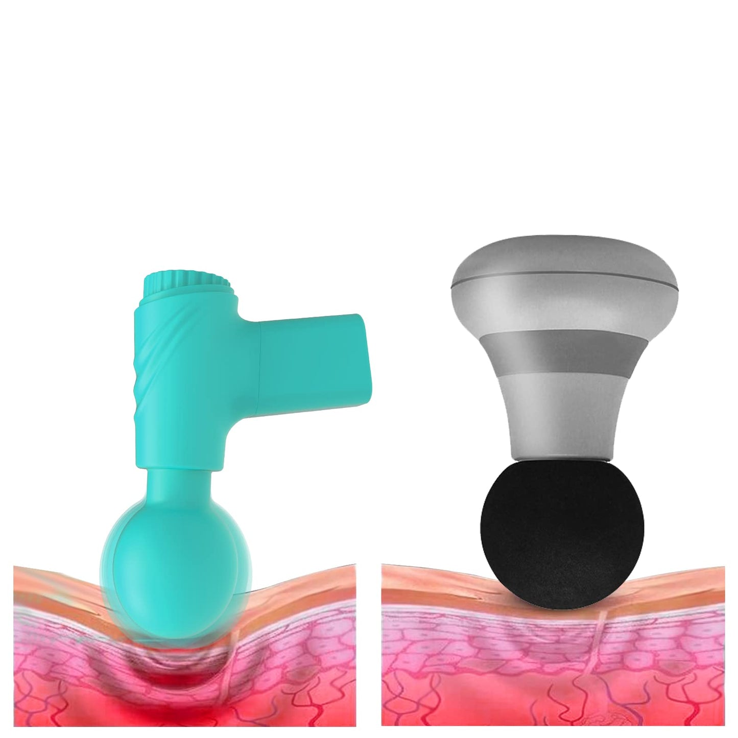 Pistolet de Massage Vibromasseur Baguette Magique - Jouet sexuel puissant de stimulateur de clitoris de mamelon de poche pour les femmes