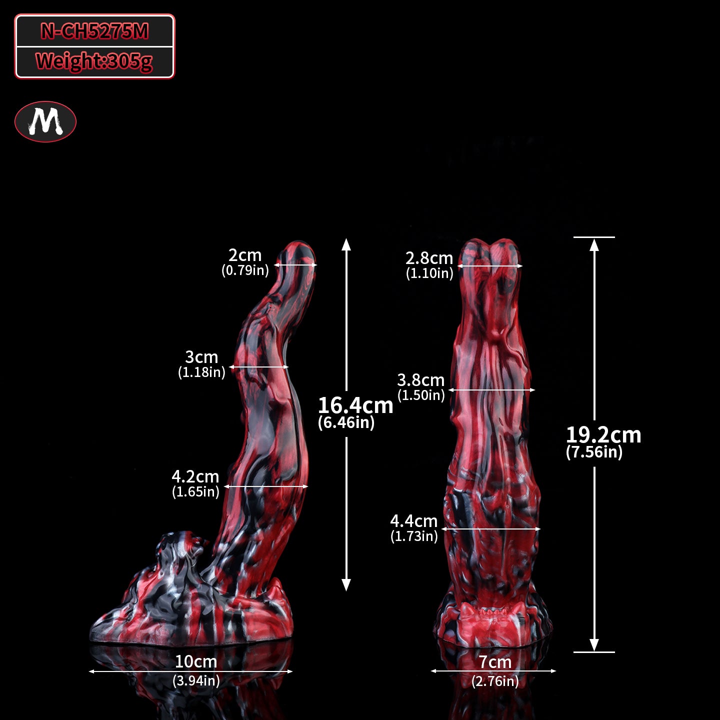 Black Tiger Monster Dildo Women Masturbating Sex Toys - Fantasy Silicone Pegging Sexual