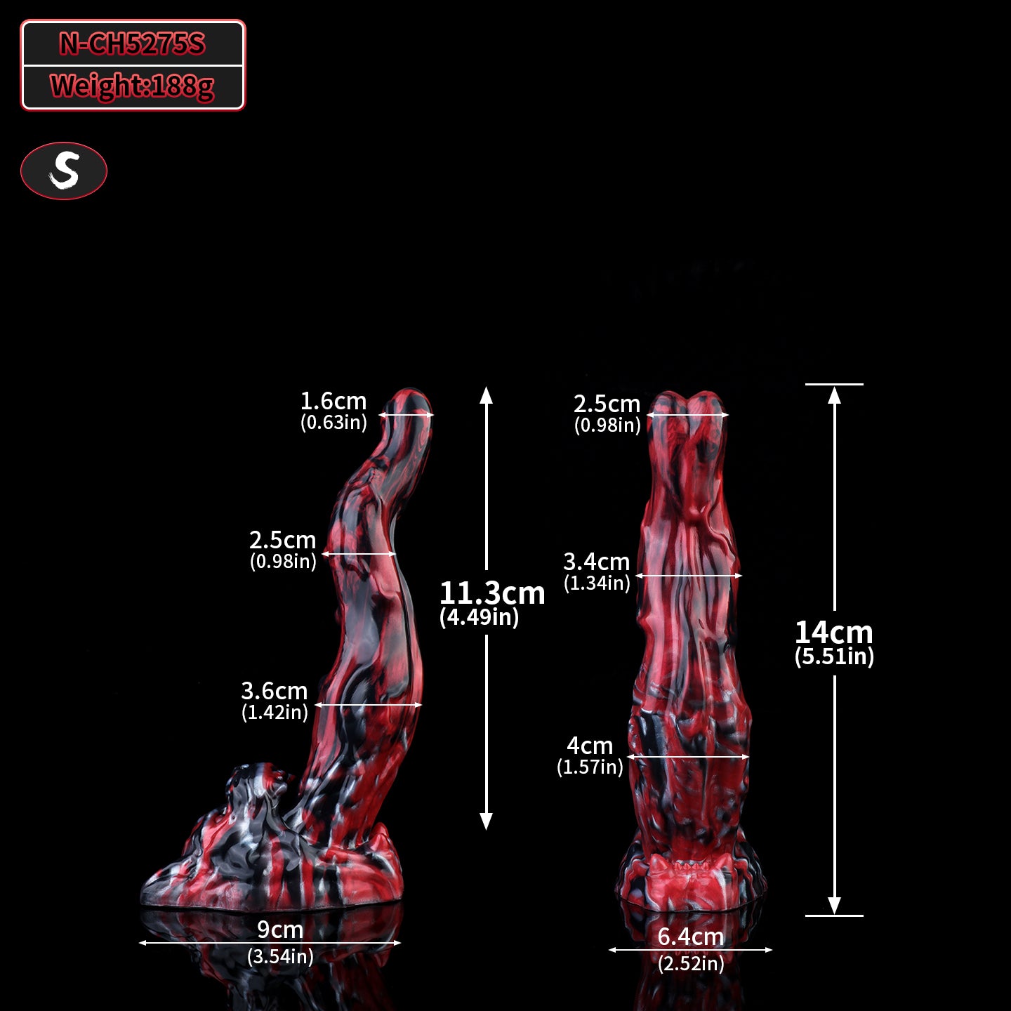 Black Tiger Monster Dildo Women Masturbating Sex Toys - Fantasy Silicone Pegging Sexual