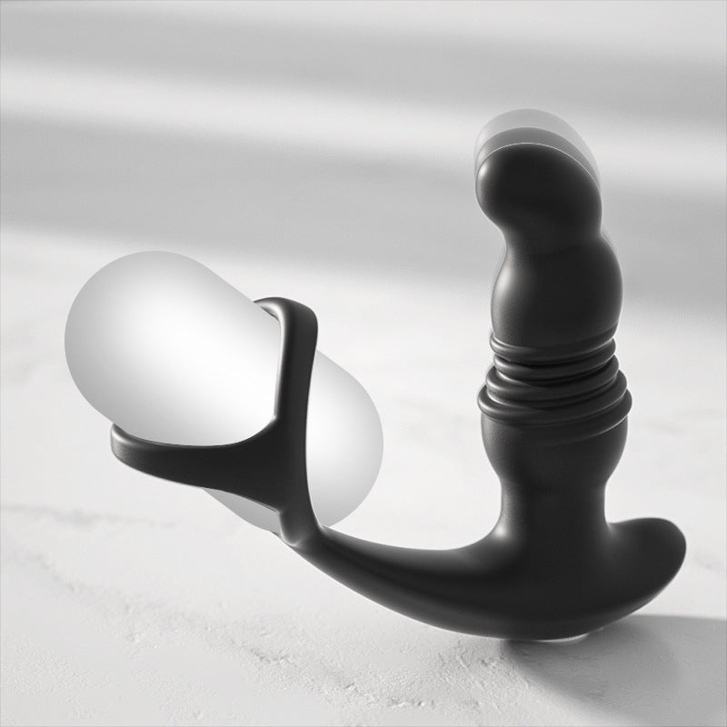 Gode de poussée télécommandé, jouets sexuels masculins, anneau pénien vibrant, masseur de prostate