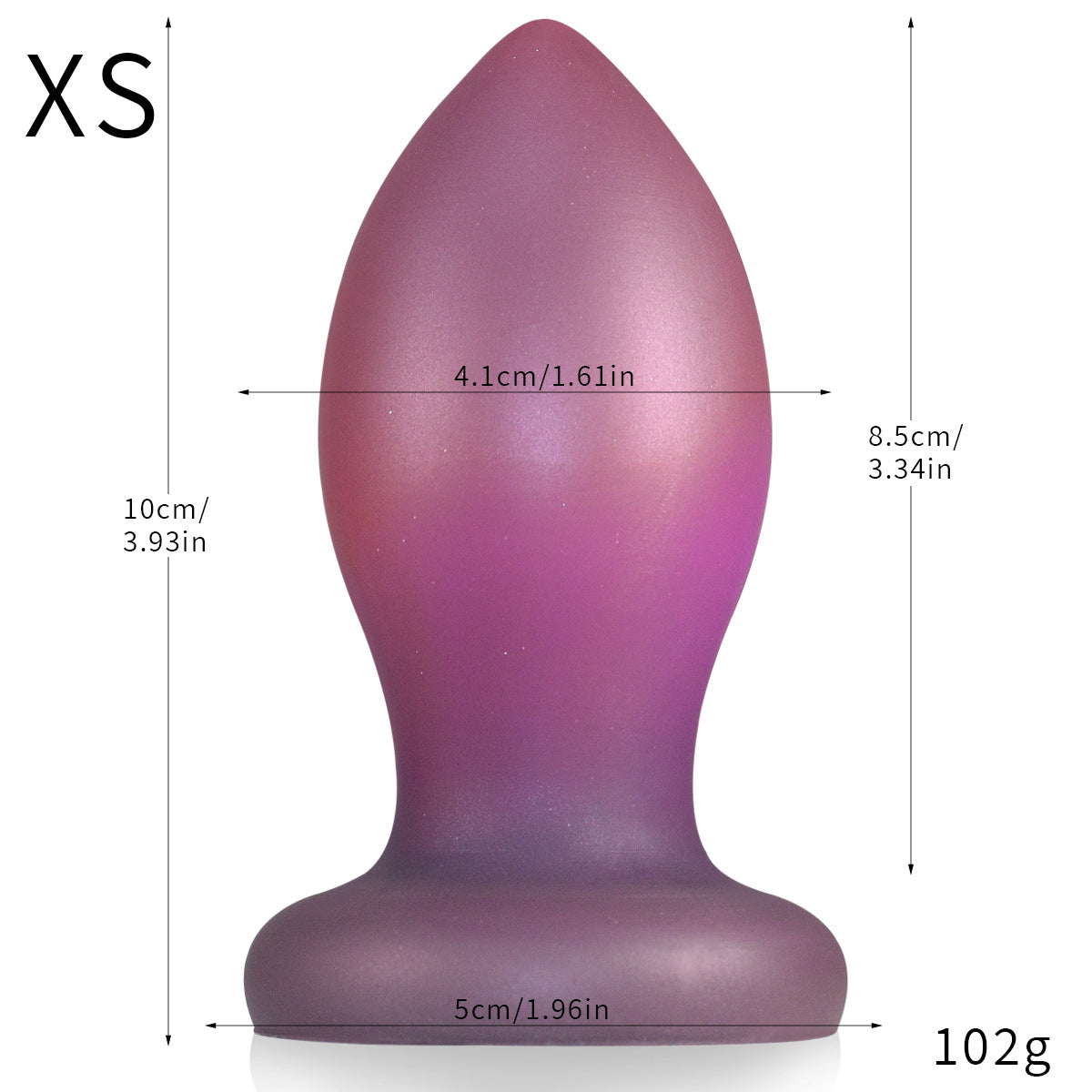 Purple Extreme Dildo Large Butt Plug - Fisting Anal Expansion Sex Toys for Women Lesbian