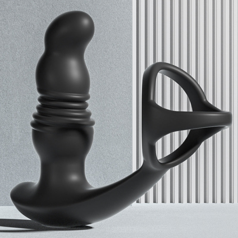Gode de poussée télécommandé, jouets sexuels masculins, anneau pénien vibrant, masseur de prostate