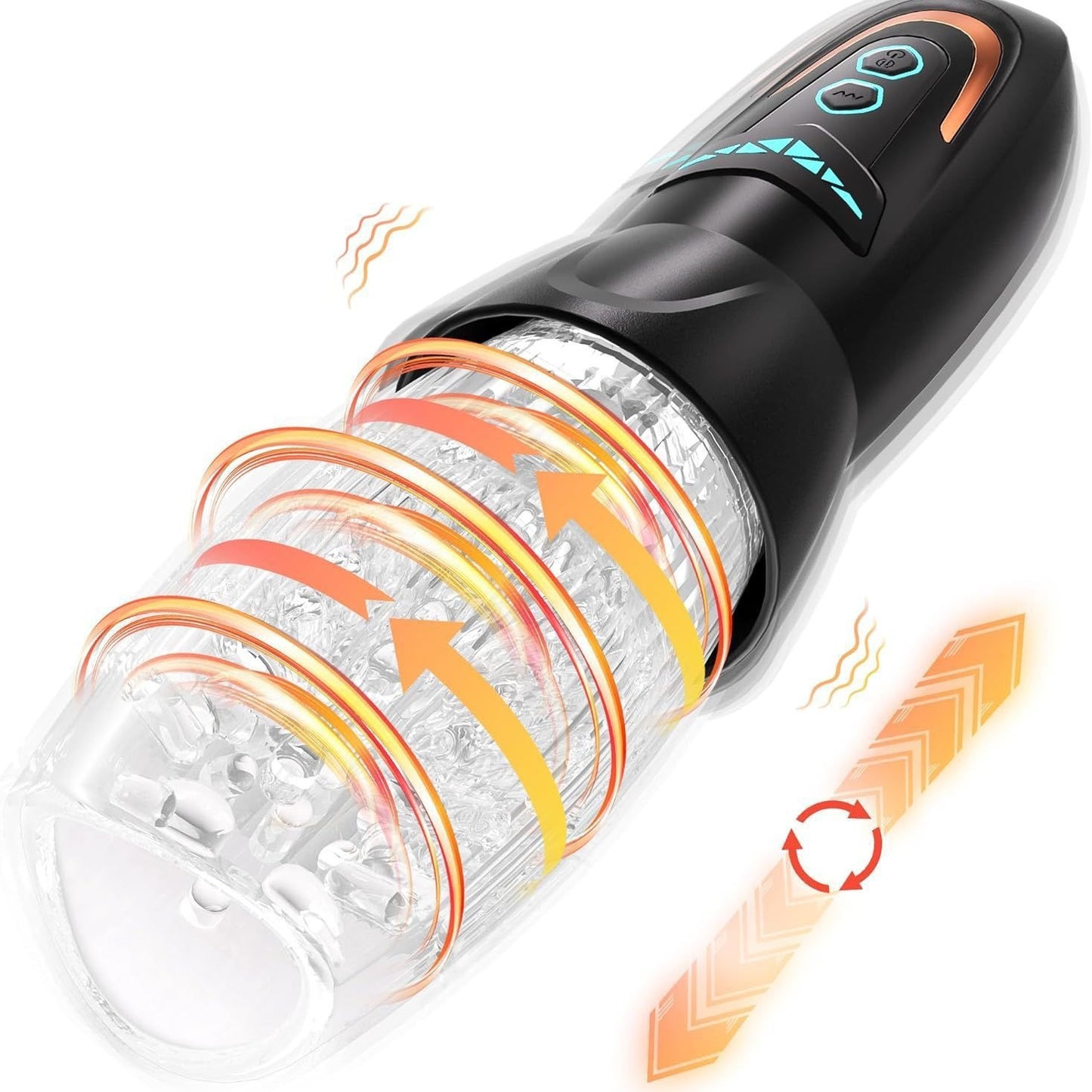 Masturbateur masculin puissant avec manchon rotatif - AutoBlow