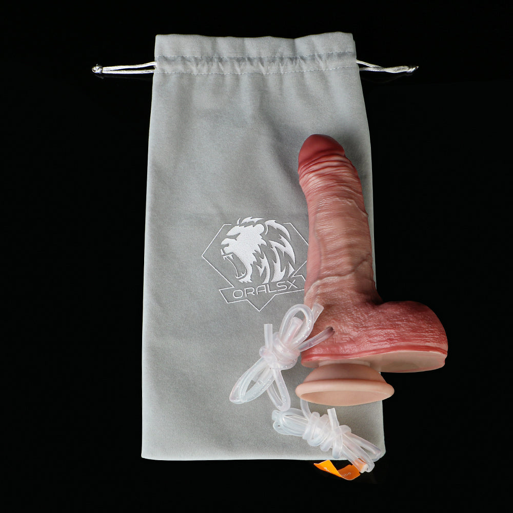 Gode réaliste épais gonflable pour éjaculer - Petit gland - Jouets sexuels anaux réalistes en silicone
