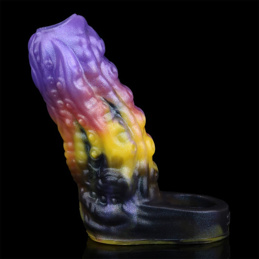 Fantasy Octopus 5-Inch Penis Extender – Built-in Spiral Texture for Intense Male Stimulation