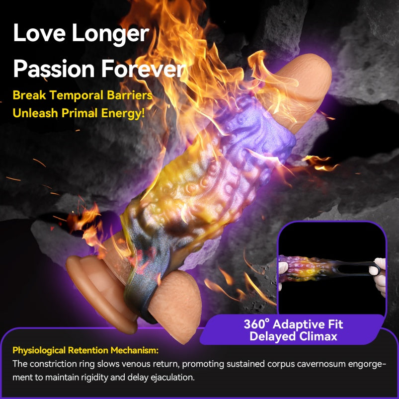 Fantasy Octopus 5-Inch Penis Extender – Built-in Spiral Texture for Intense Male Stimulation