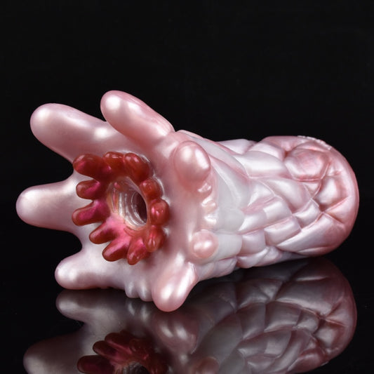 Floral Tentacle Pocket Pussy Masturbator – Silicone Masturbation Cup for Penis Massage Milk
