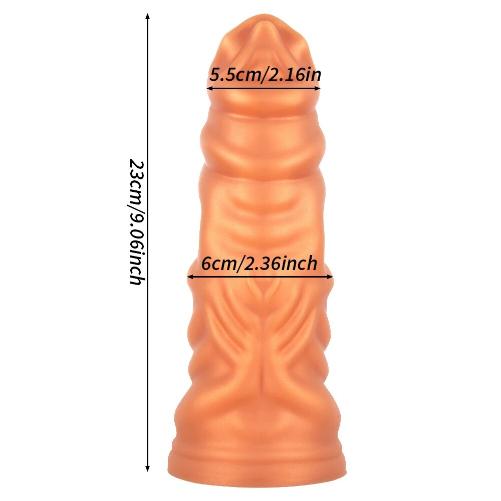Huge Monster Dildo Butt Plug - Exotic Fantasy Dildos Suction Cup Male Female Sex Toy