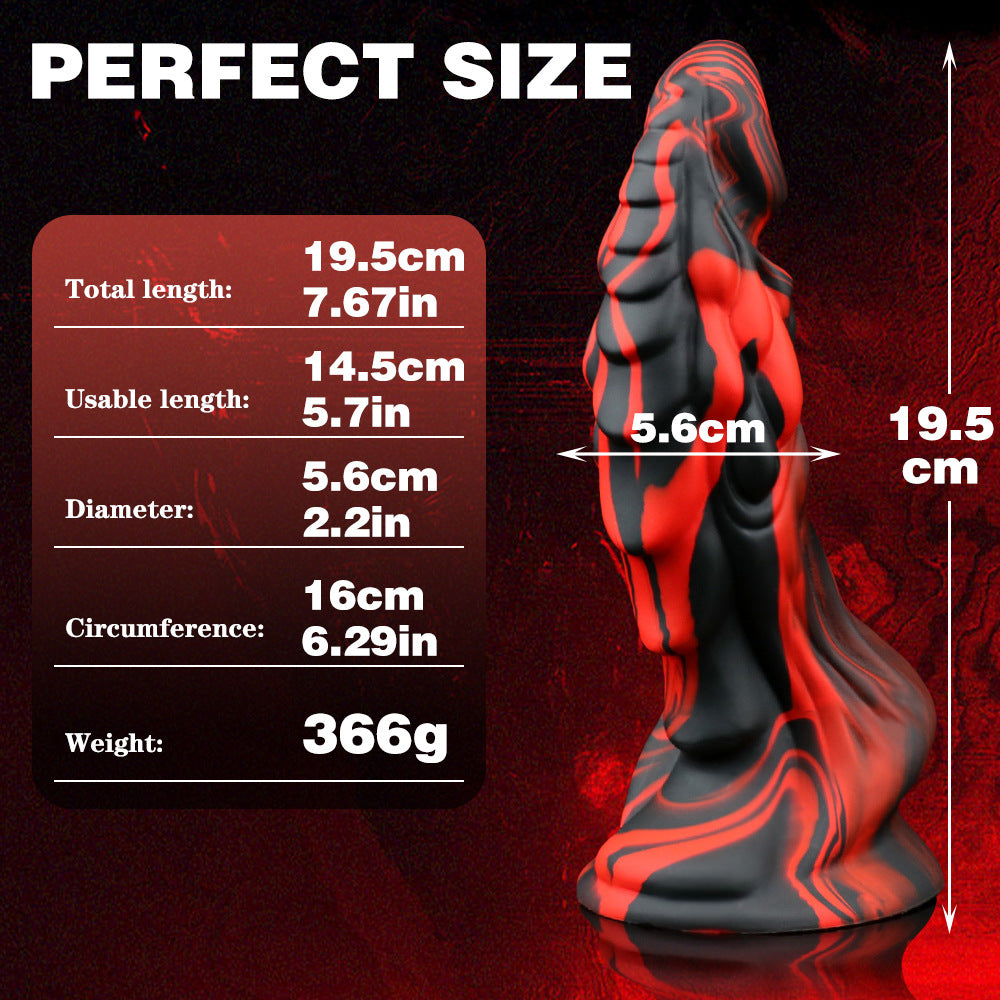 Riesiger Drachendildo-Analplug – exotische Monsterdildos Vagina-Prostata-Massagegerät