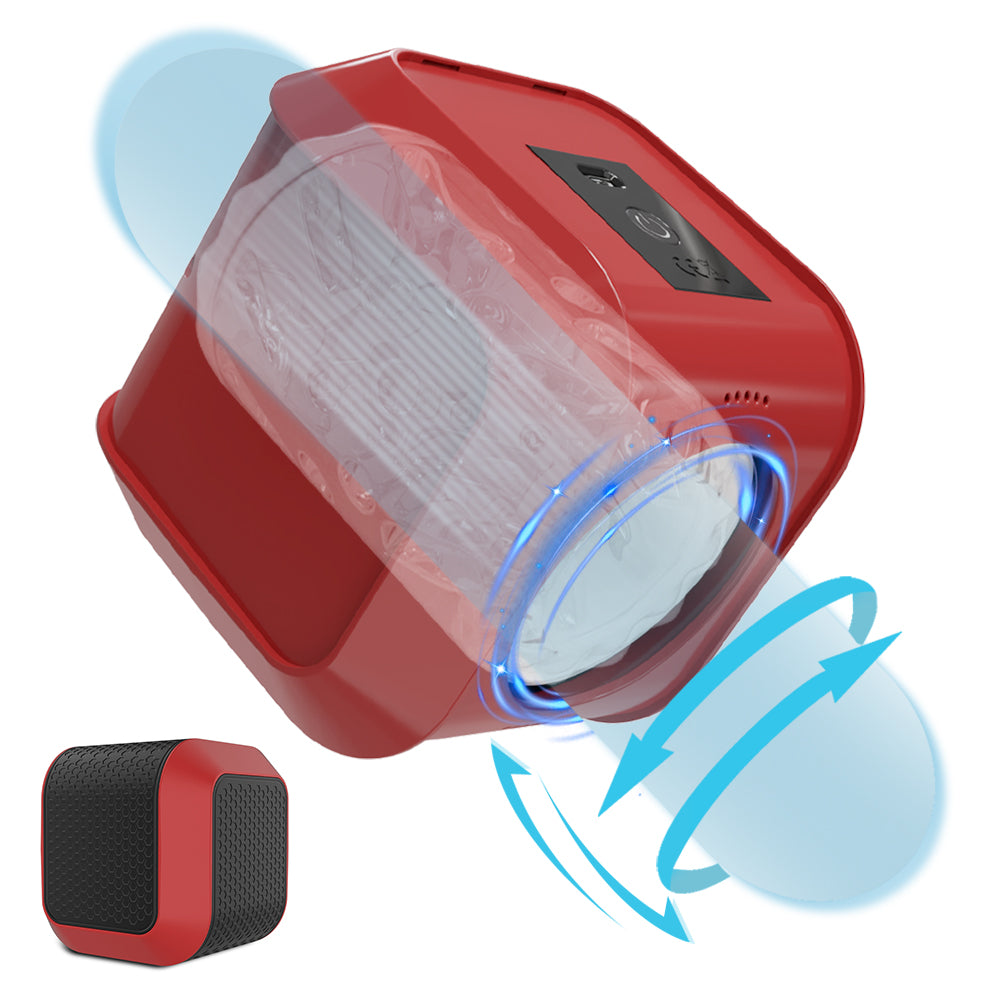 Masturbateur masculin Stroker adulte à poussée - Jouets sexuels de pipe de chatte de poche télescopique pour hommes
