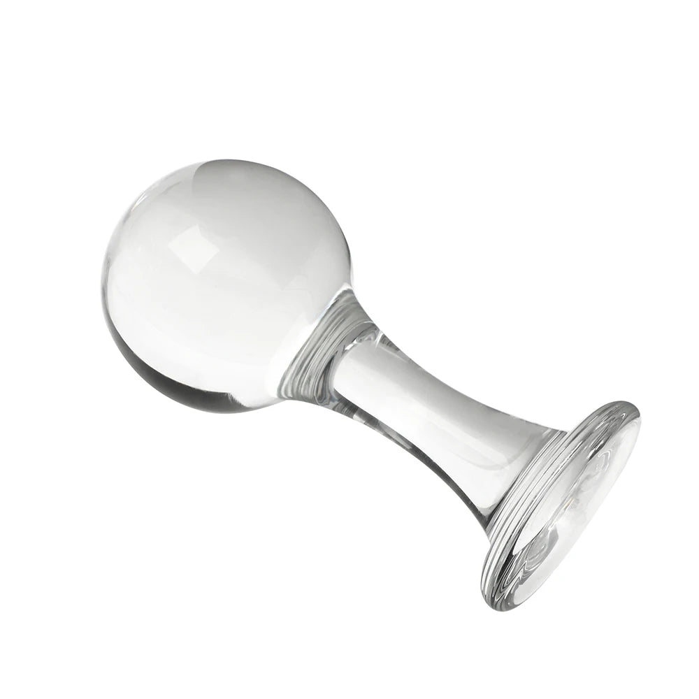 Glass Dildo Butt Plug - 40-60mm Big Ball Pyrex Crystal Anal Plug Sex Toys