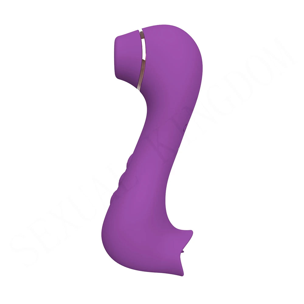 Vibromasseur suceur de clitoris rose rouge - Jouets sexuels oraux pour lécher la langue et stimuler le clitoris