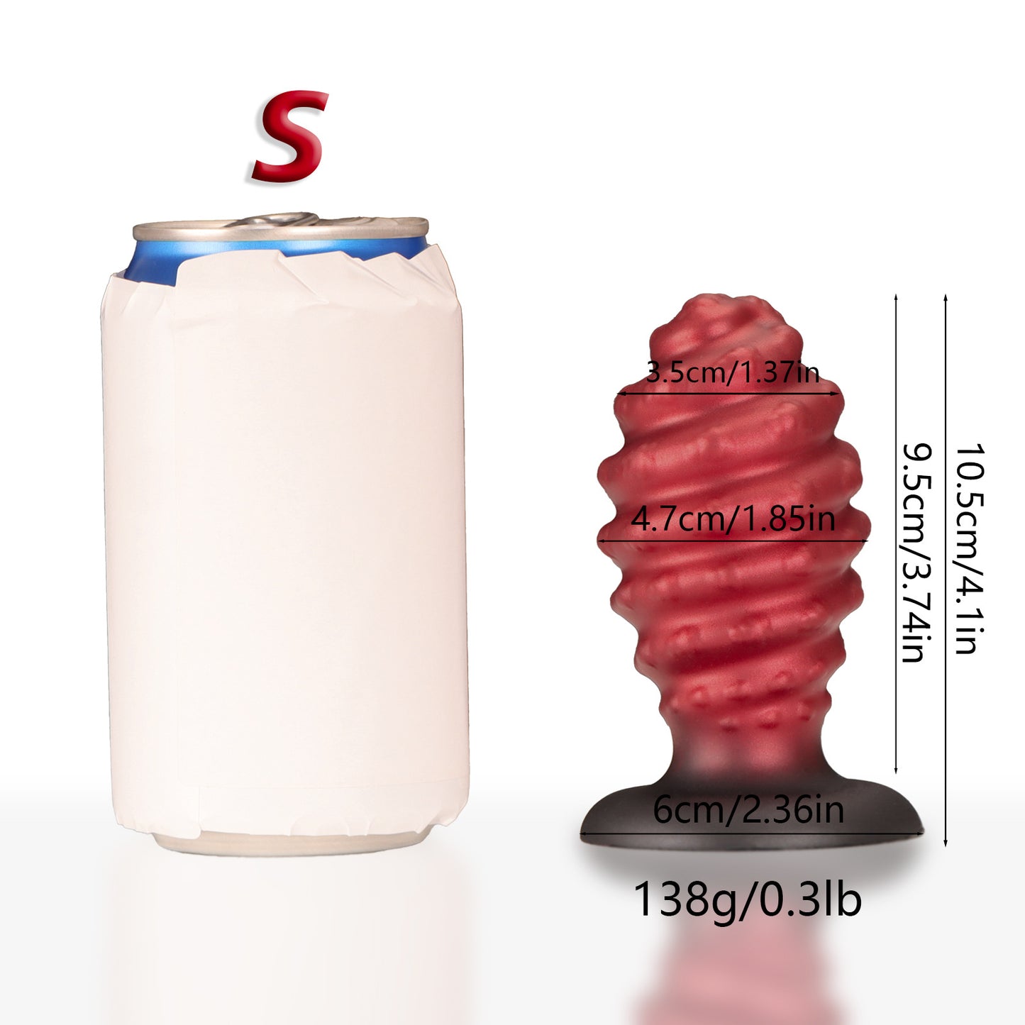 Ananas Fantasy Anal Gode Butt Plug - Thread Monsterdildo Silicone Sex Toy pour Hommes Femmes