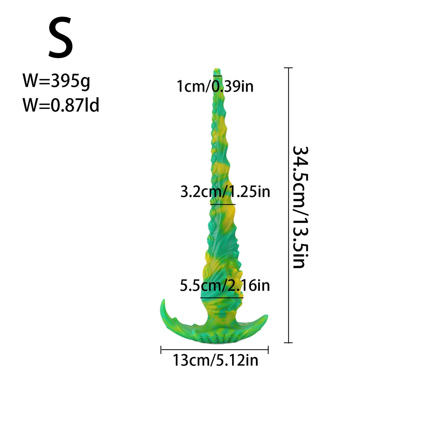 Tentacule Monster Gode Butt Plug - Godes anaux en silicone Longs jouets sexuels vaginaux pour femmes