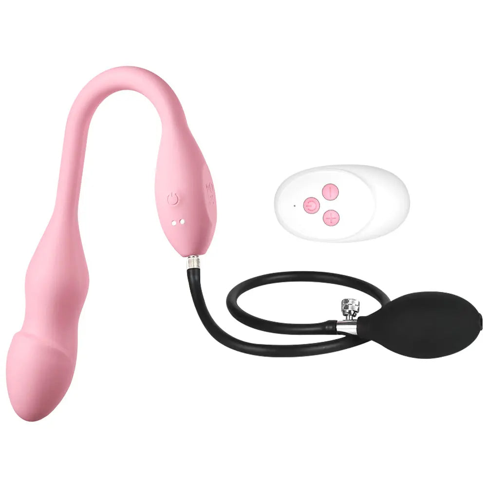 Gode vibrant gonflable télécommandé - Plaisir sexuel fantastique en couple