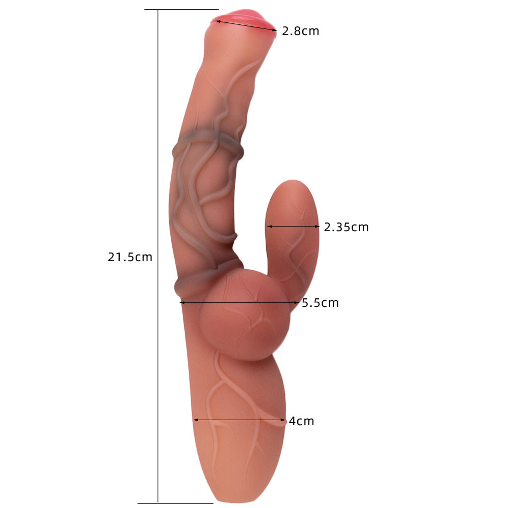 Vibrierender Analdildo, Klitorisvibrator, Prostatamassagegerät – Auto Heat Fantasy Monsterdildos, Sexspielzeug