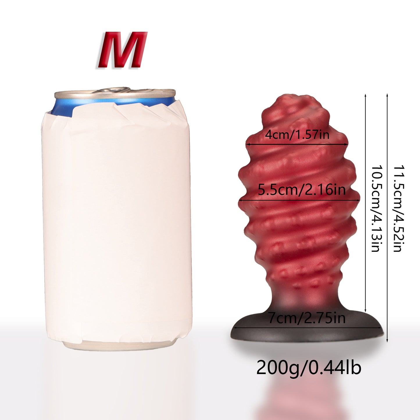 Ananas Fantasy Anal Gode Butt Plug - Thread Monsterdildo Silicone Sex Toy pour Hommes Femmes