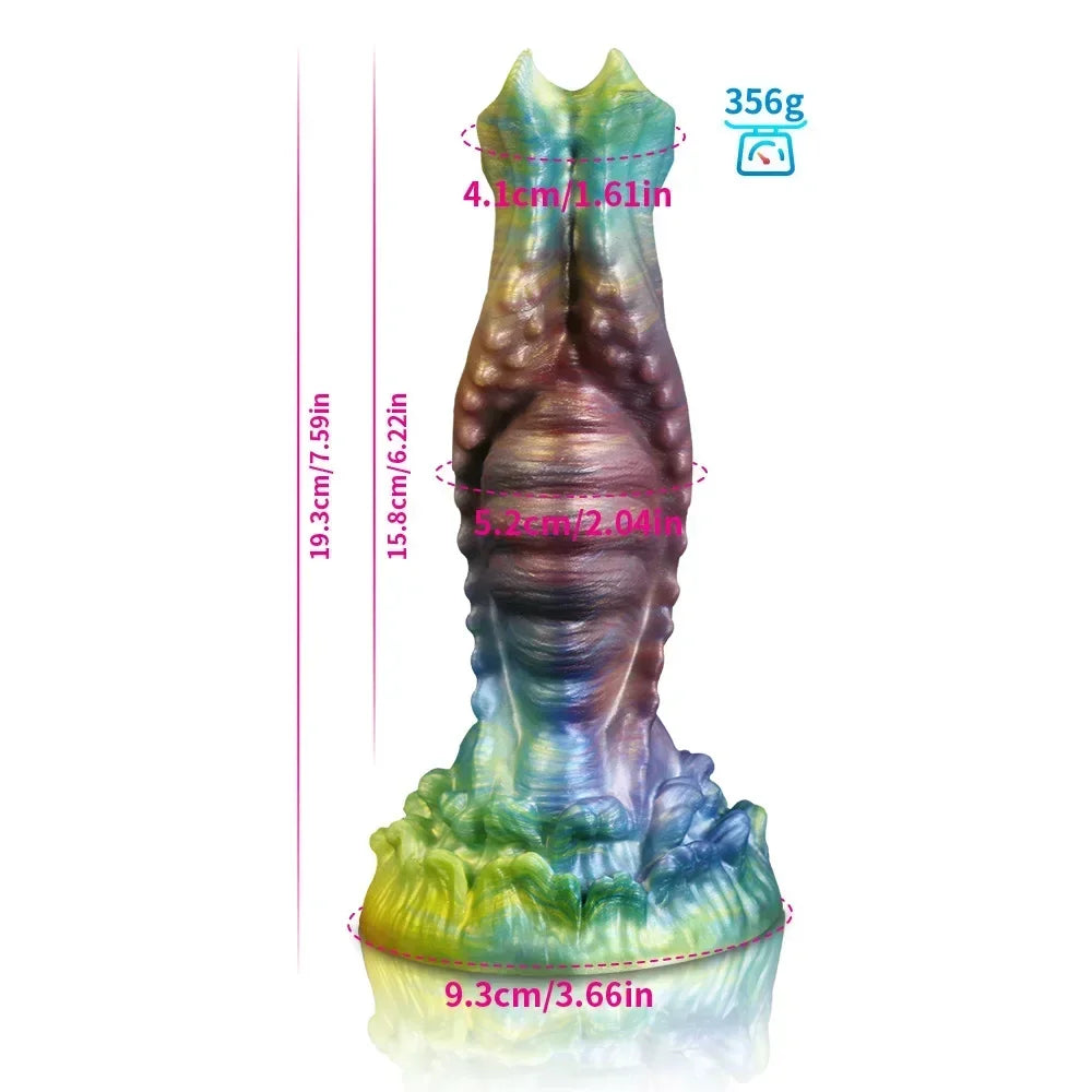 Alien Monster Gode Butt Plug - Gode Anal En Silicone Lumineux Mâle Femelle Sex Toys