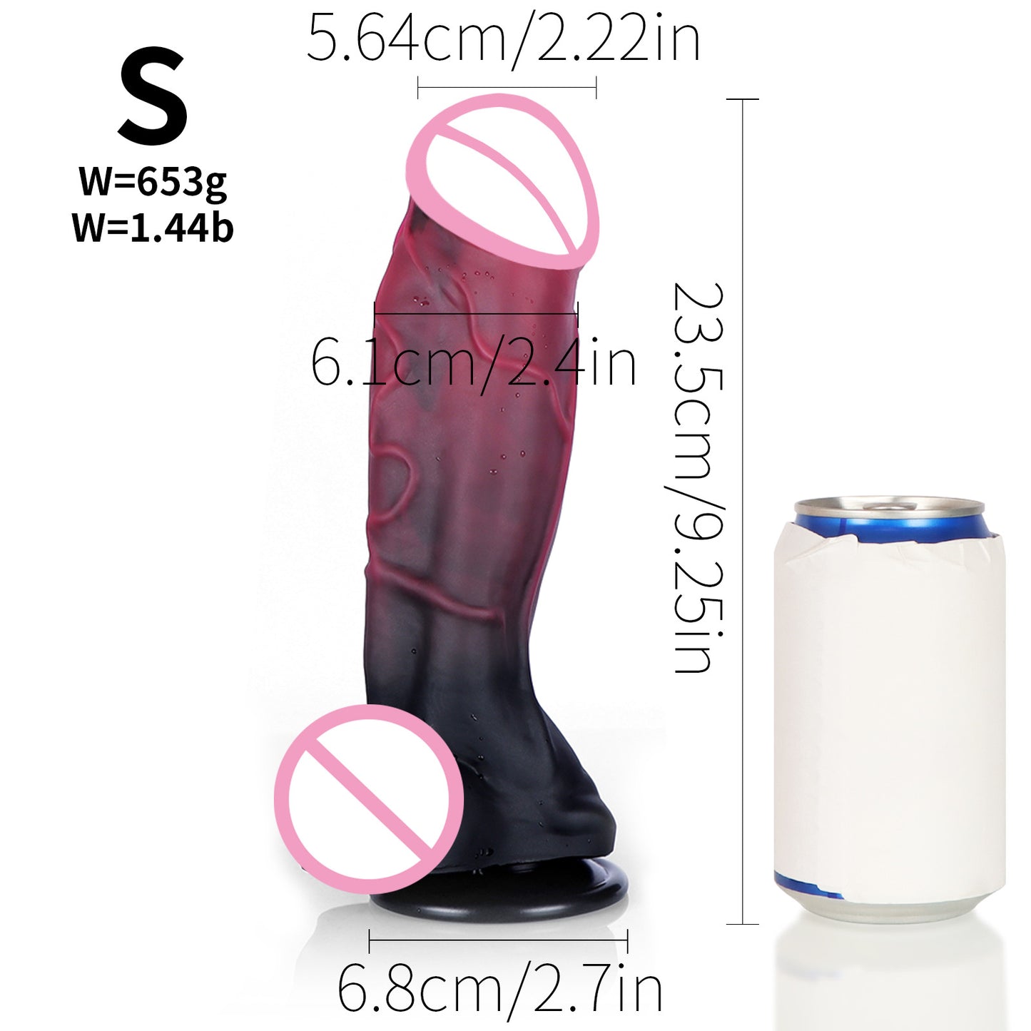 Monsterdildo Plug Anal Masseur De Prostate - Ventouse Silicone Sex Toy pour Hommes Femmes