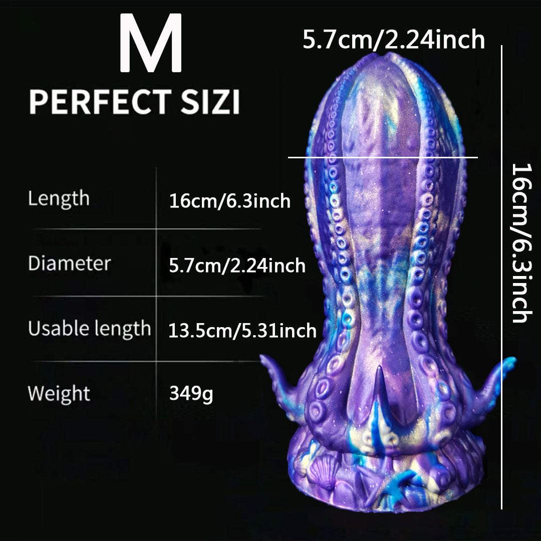 Fantasy Monster Gode Butt Plug - Godes anaux en silicone étoilé exotique Masseur de prostate vaginale